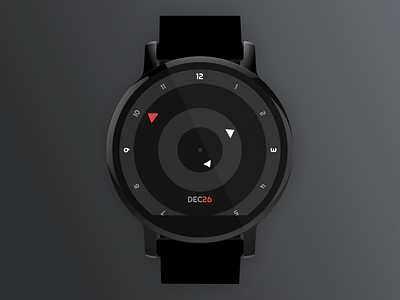 Amazfit Pace Watch Face Inspired by The Break Watch amazfit amazfit pace black red break watch smart watch watch face watch ui