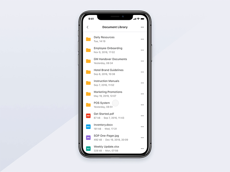 Documents Empty State animation documents empty state figma file manager files folders principle