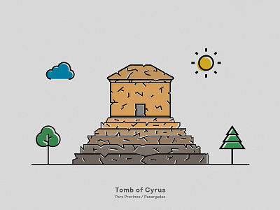 Tomb of Cyrus fars iran pasargad pasargadae shiraz