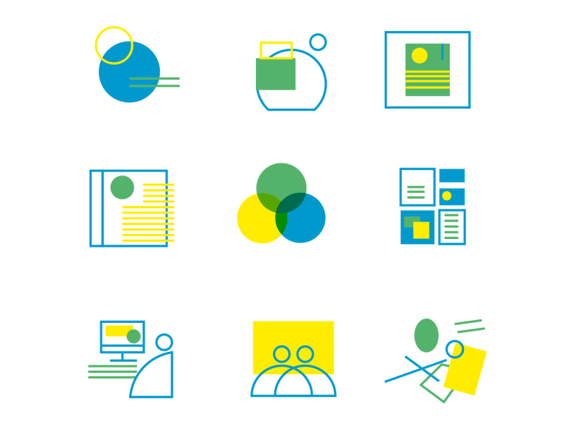 UI icon animations for my portfolio website after affects animation branding design illustration motion ui ui design vector webdesign