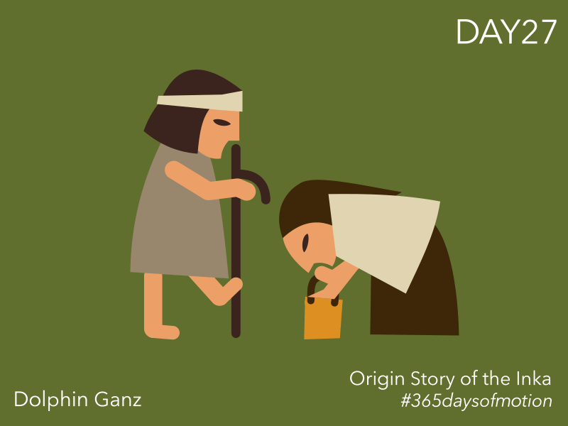 Origin Story of the Inka - part0.1 • Day27 • 365 Days of Motion 365 daily challenge 365 days of motion 365challenge after affects agriculture america animation green history illustration infografik inka motion museum nature plant smithsonian sowing vector