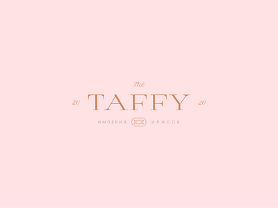 TAFFY / toffee brand branding design graphic design illustration logo logo design logotype typemark vector