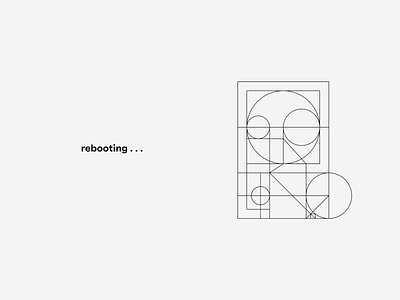 Rebooting . . . branding clean design illustration logo marketing vector
