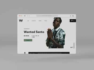 Wanted Redesign - Product Page brand design graphic design ui ux website