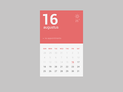 Calender Flat calender flat ui ux