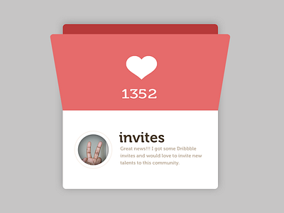 Dribbble invites clean comment flat icon interface invite ios iphone social ui ux