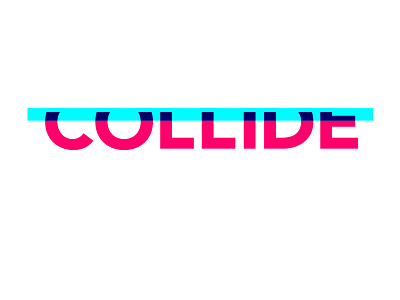 Collide Logo blend logo type