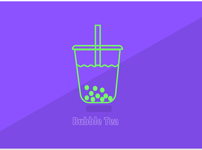 Bubble Tea design graphic design illustration