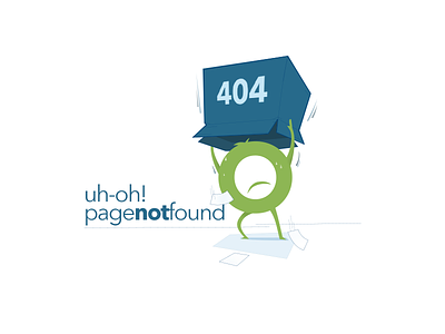404 Error Page Design - GrabOn 404 404 error character e commerce error grabon illustration lost missing not found page break