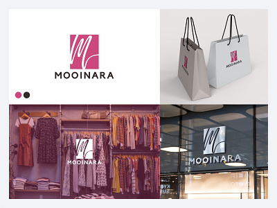 MOOINARA SHOPPING STORE LOGO logo