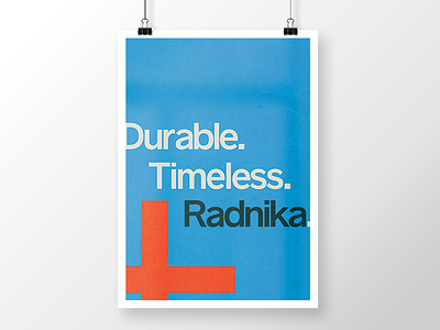 001 - Durable. Timeless. Radnika