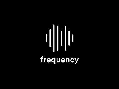 Frequency Podcast Logo identity logo manchester music podcast radio salford