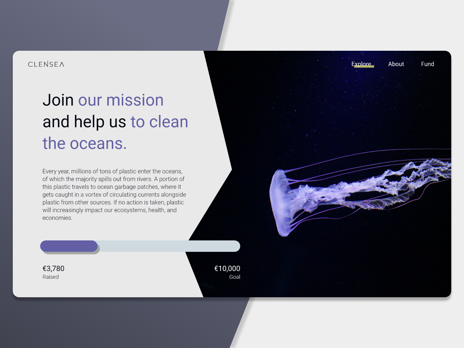 UI Challenge - Day #32 - Crowdfunding Campaign by Luka Pušić on Dribbble