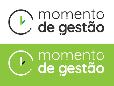 Logo alternative: Momento de gestão brazil clock gestão hour infographics managment moment senate time