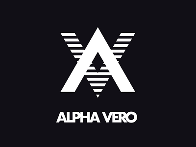 ALPHA VERO branding branding identity design identity logo logo mark monogram startup typography