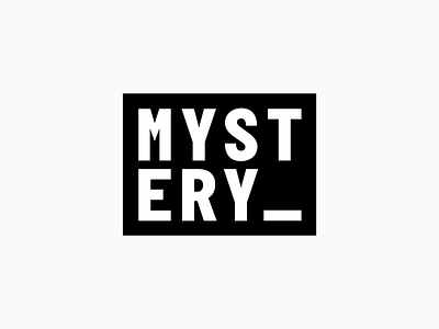 Mystery Co branding branding identity design icon identity logo startup typography wordmark