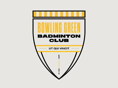 Bowling Green Badminton Club branding logo design soccer sports