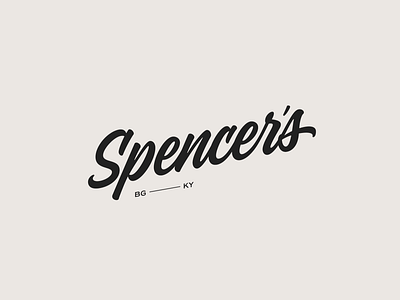 Spencer's Coffee Concept Logo boutique branding branding identity design identity logo logo design logo mark startup typography