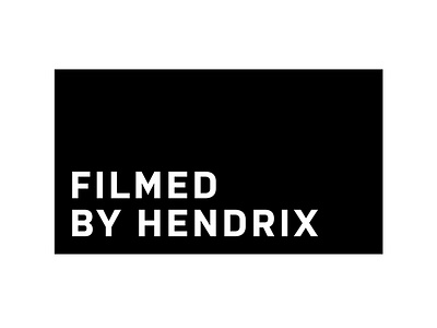 Filmed By Hendrix Primary Logo branding branding identity business card design filmmaker filmmaking identity logo logo design logo mark startup typography vector video