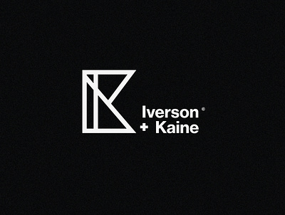 Iverson + Kaine Architecture Firm Logo Design architecture branding branding design branding identity design geometic identity identity design logo logo design logo mark modern small business