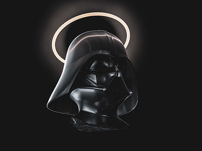 Saint Vader 3d cinema4d darthvader lightroom photoshop rendering starwars vader
