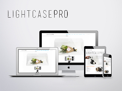 LightcasePro website design