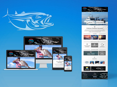 Website for Rip Charters Fishing