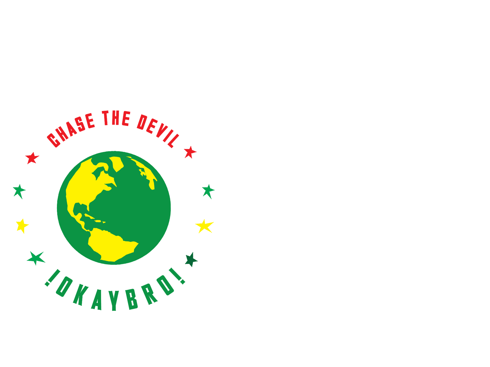 Chase the Devil fun gif illustration logo reggae seattle typography vector