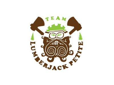 Team Lumberjack Petite axe beard bike loam logo mountain bike northwest pacific northwest pnw shred team