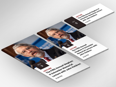 Stanford Homepage Event Card