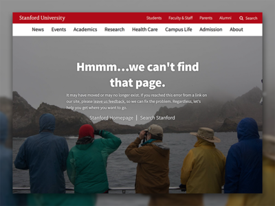 Stanford University 404