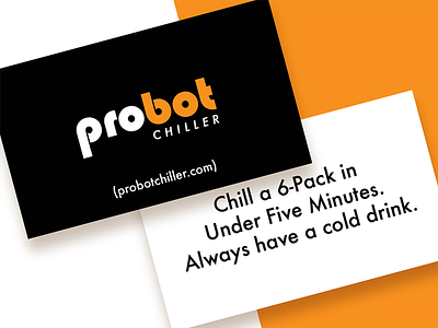 Probot Chiller Branding & Cards branding logo print