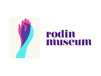 Rodin branding identity logo logomark logos museum overlay rodin trademark type
