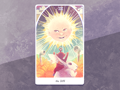 XIX The Sun - Teletubby Tarot