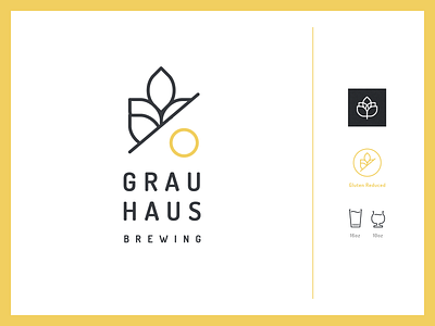 Grau Haus branding 1.1 branding brewery identity logo