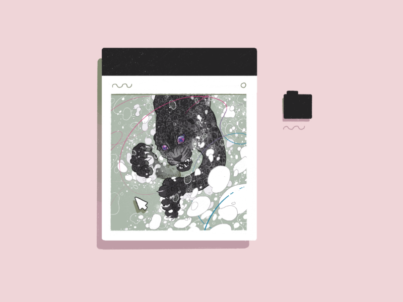Mermay 2019 (wip) wip illustration mermay procreate leopard