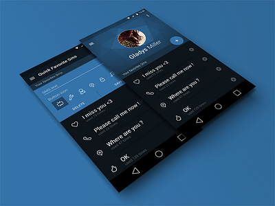 Quick Favorite Sms Widget Material Design