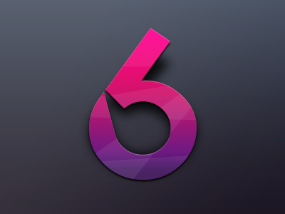 Logo 6 Six 6 icon logo six