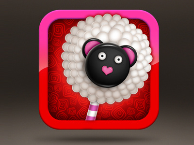 Cake Pop Party Icon design game icon illustration iphone
