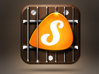 Songful App Icon app graphic guitar icon illustration ipad iphone music pick tab ultimate