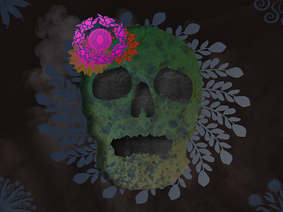 Floral Sugar Skull