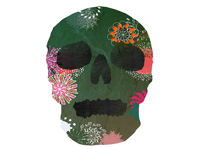 Sugar Skull floral print graphic design skull print sugar skull print