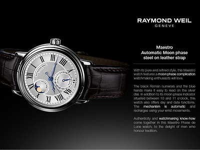 Raymond Weil - Display Advertisement branding graphic design