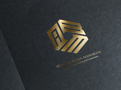 ABM Gold Cubic Logo branding design logo visual identity