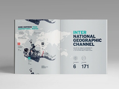 Nat Geo Brandbook channel geographic international layout natgeo timeline type typography