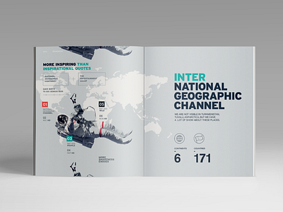 Nat Geo Brandbook channel geographic international layout natgeo timeline type typography