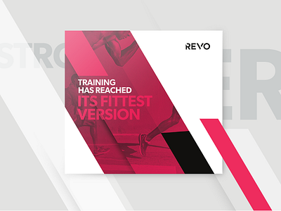 Revo Gift Box box branding fit giftbox logo sports training type