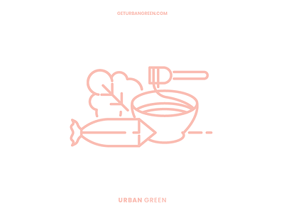 Urban green illustrations branding digital fit food green health illustration information urban website