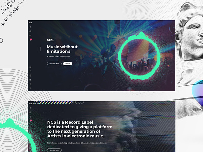 NCS brand exploration design framework ui ux web design website