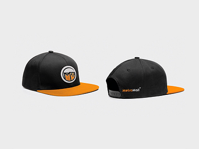 Metro Mail - Brand Merch Design brand identity branding cap design design logo merch